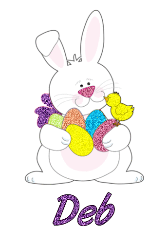 Easter Bunny with Friend - Deb