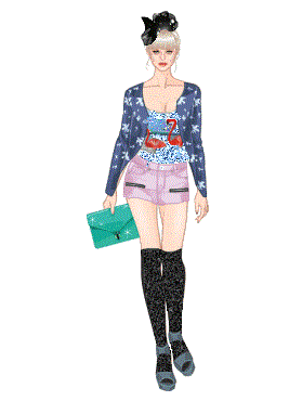 Girl with unique style