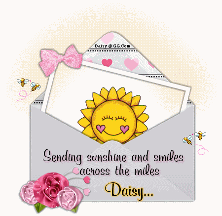 Sending sunshine across the miles Daisy