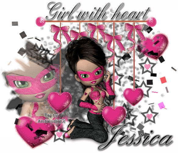 Girl with heart-Jessica