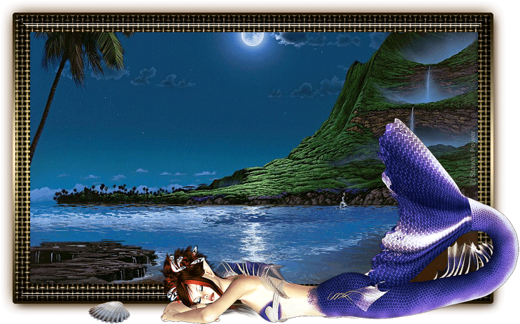 Mermaid on the shore