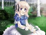 Cute and pretty anime girl
