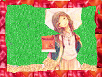 Anime girl with umbrella