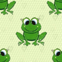 Glittered Frog Background