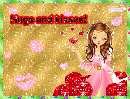 hugs and kisses text