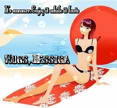 Enjoy summer text with Jessica