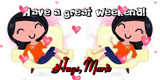 Have a great weekend text with Marie