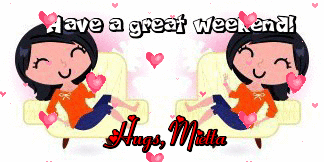 Have a great weekend text with Mietta