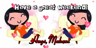Have A great weekend text with Makani