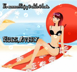 Enjoy summer text with Avery