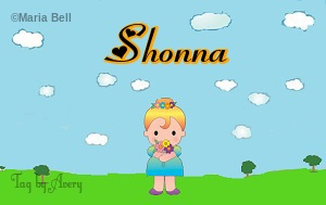 Shonna text with girl in spring