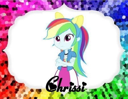 Chrissi text with equestria girl