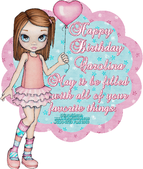 Happy Birthday - Carolina