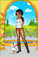 Animal print doll 38