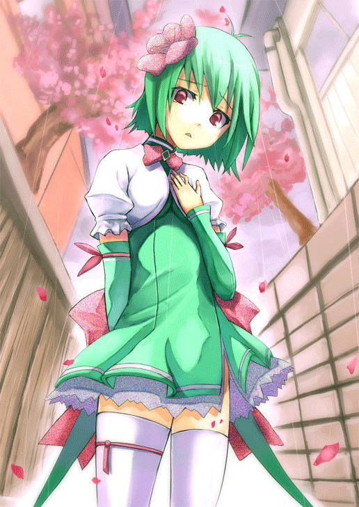 Green girl