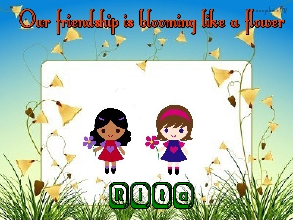 Friendship flowers-Rita
