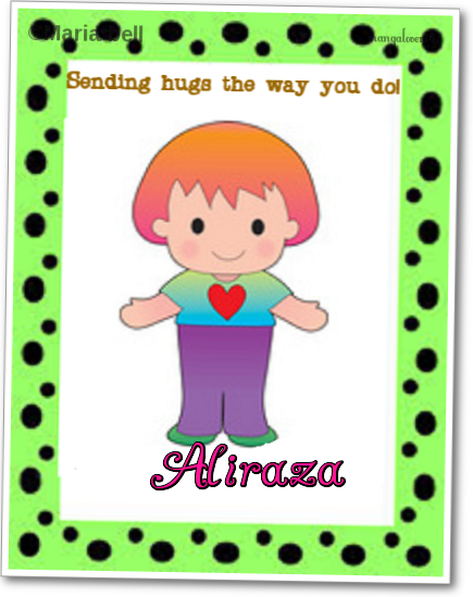 Sending hugs-Aliraza