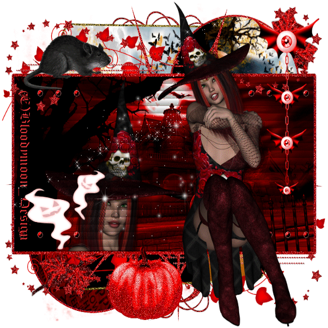Halloween Witchy 2 red