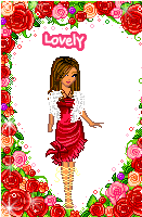 Brunette doll with dress 2