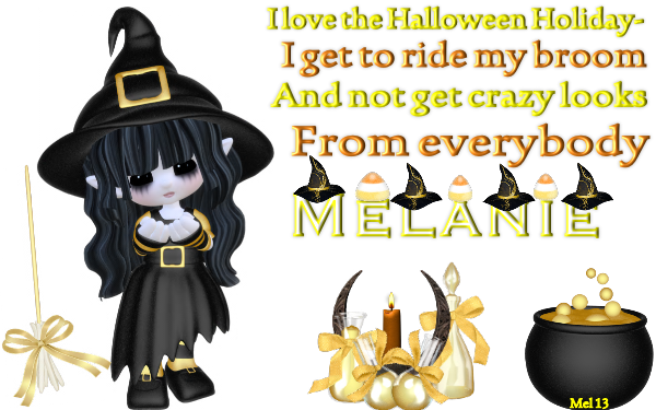 Melanie -I love the Halloween Holiday...