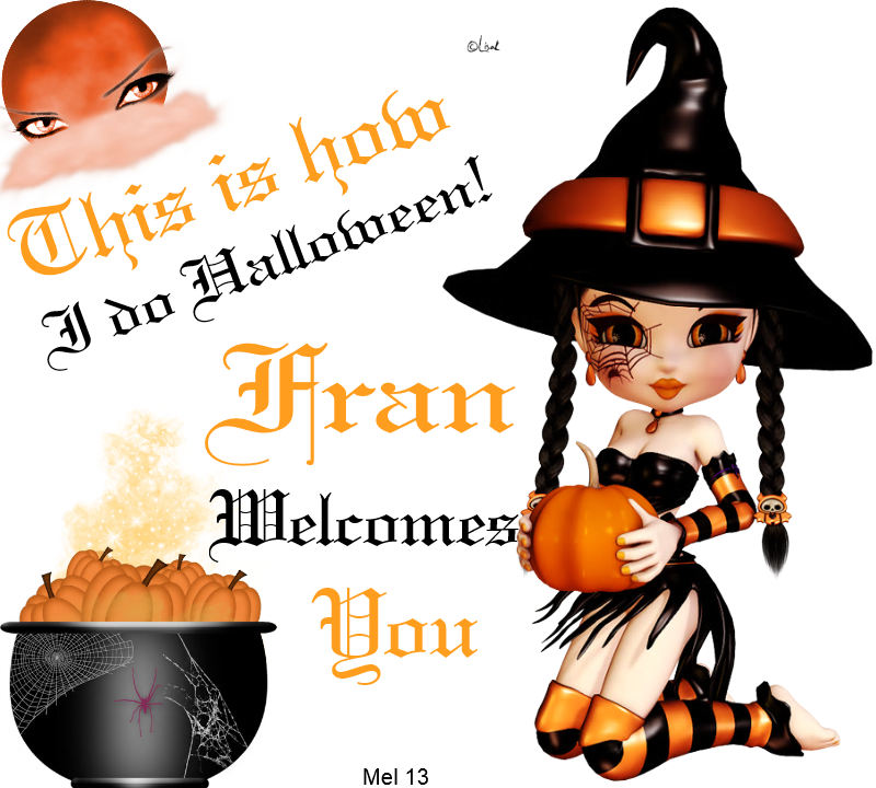 Fran -This is how I do Halloween!