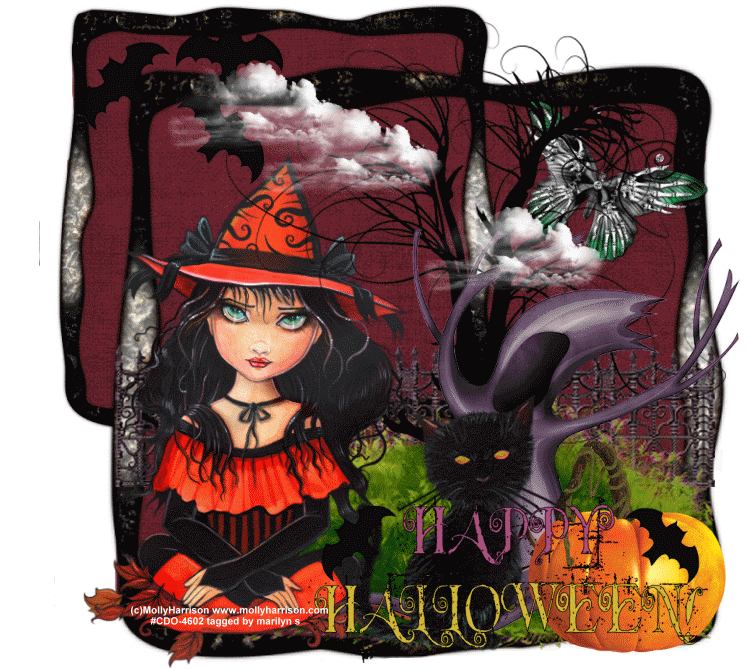 Red dress witch