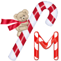 Melanie, Mel, Melinda -Bear Candycane Avatar