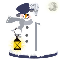 Snowman with Broom