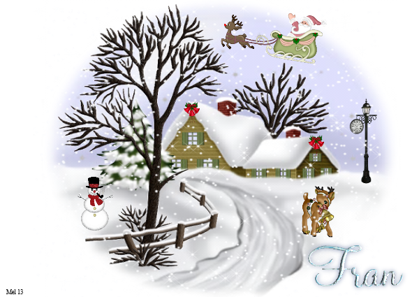 Fran -Christmas Scene