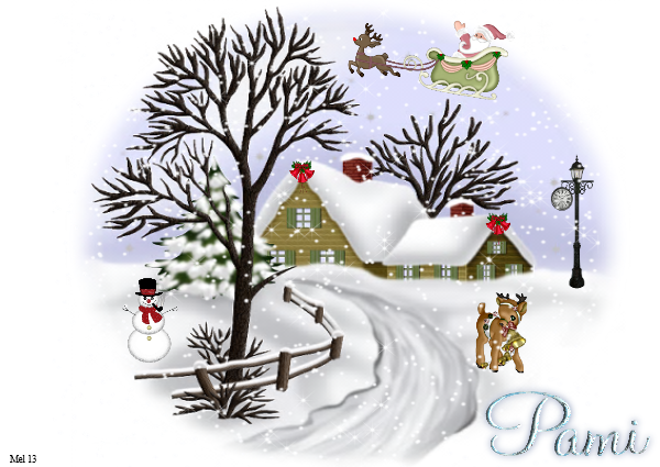 Pami -Christmas Scene