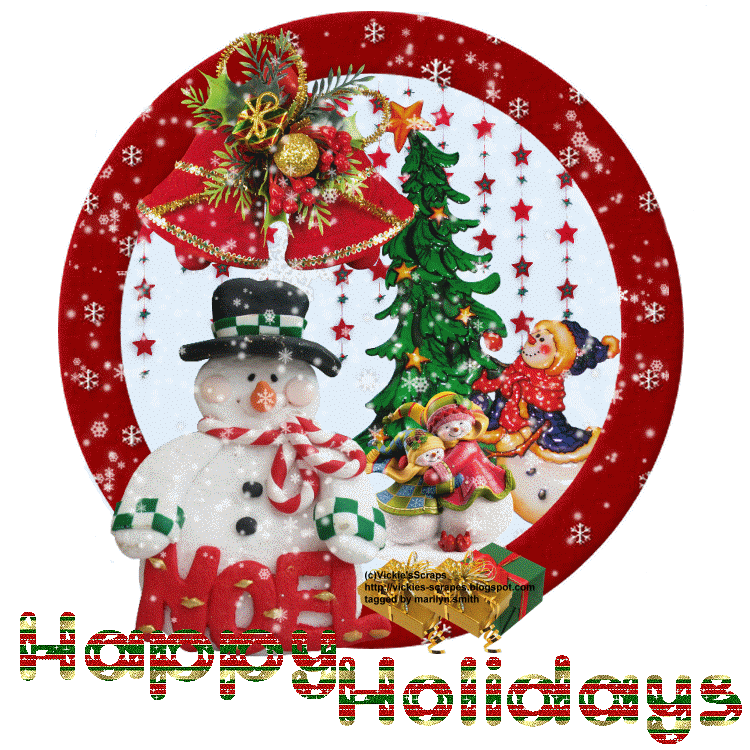 Happy holidays/snowmen