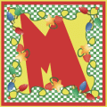 Letter m lights