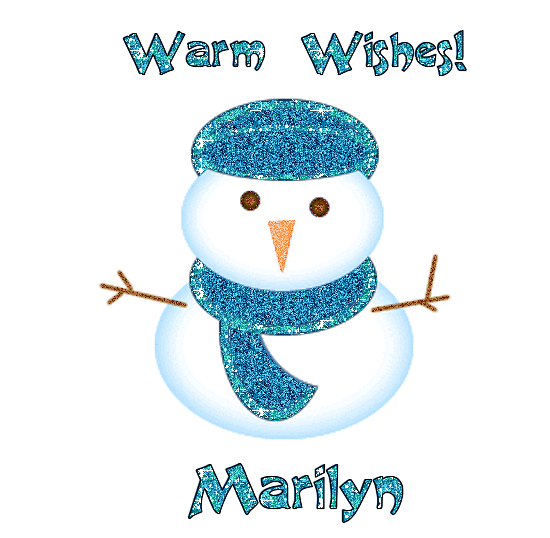 Warm Wishes Snowman - Marilyn