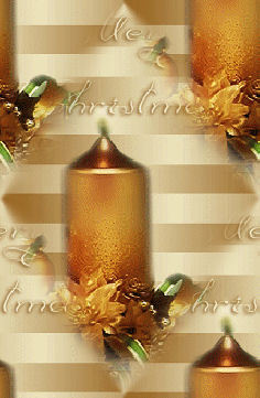 gold candle christmas tiled background