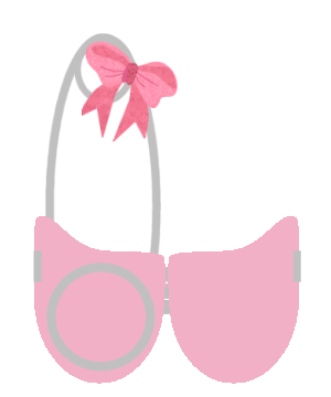 Girl Safetypin Frame