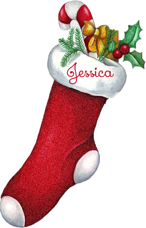 Jessica Christmas Stocking