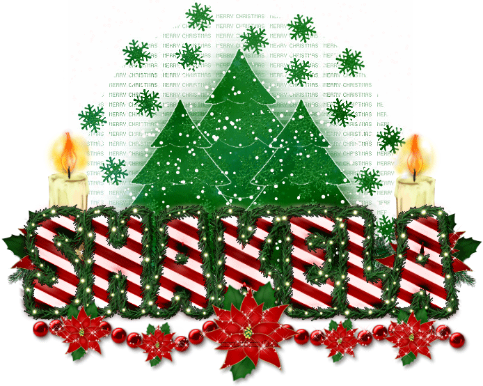 Shakela-Christmas tree letters