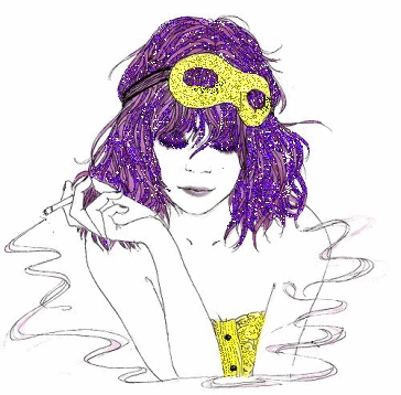 Purple hair