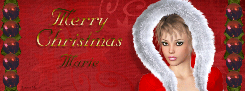 Merry Christmas Facebook Marie