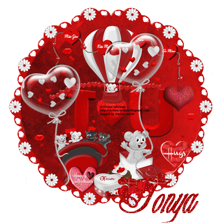 Valentines mouse/Tonya