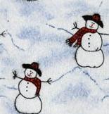 snowman tiled background