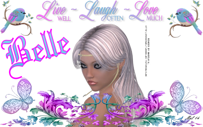 Belle -Live Laugh Love