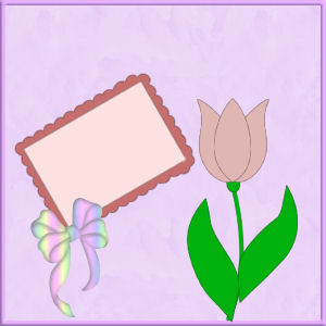 Tulip Mom Tag