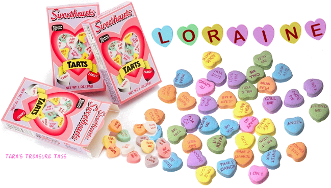 Loraine Sweethearts Candy