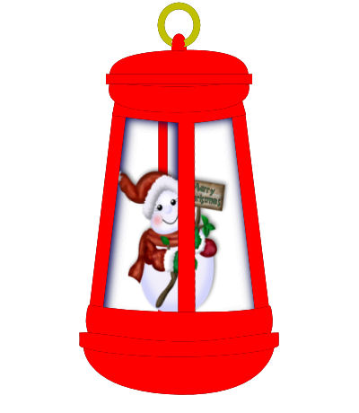Snowman Lantern Globe