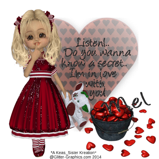 Mel - Do You Wanna  Know A Secret - Hearts