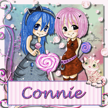 Connie Anime Girls With Lollipops