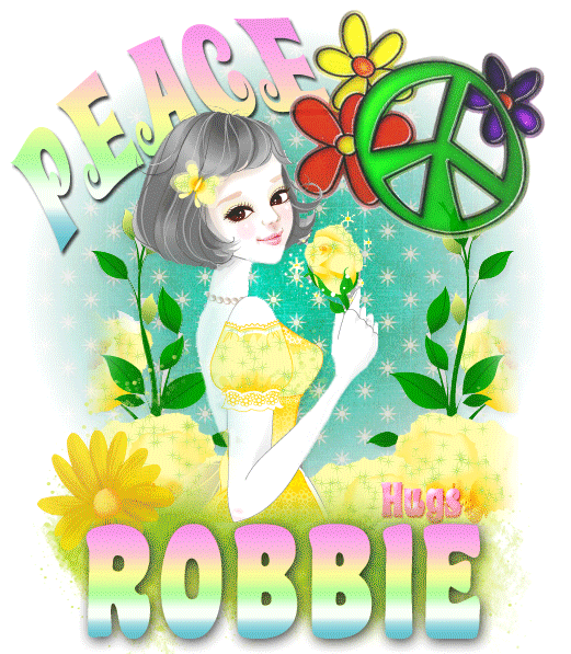 Robbie-Cute peace girl