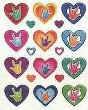 sign language heart i love you hand