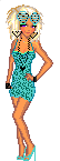 Blue dress